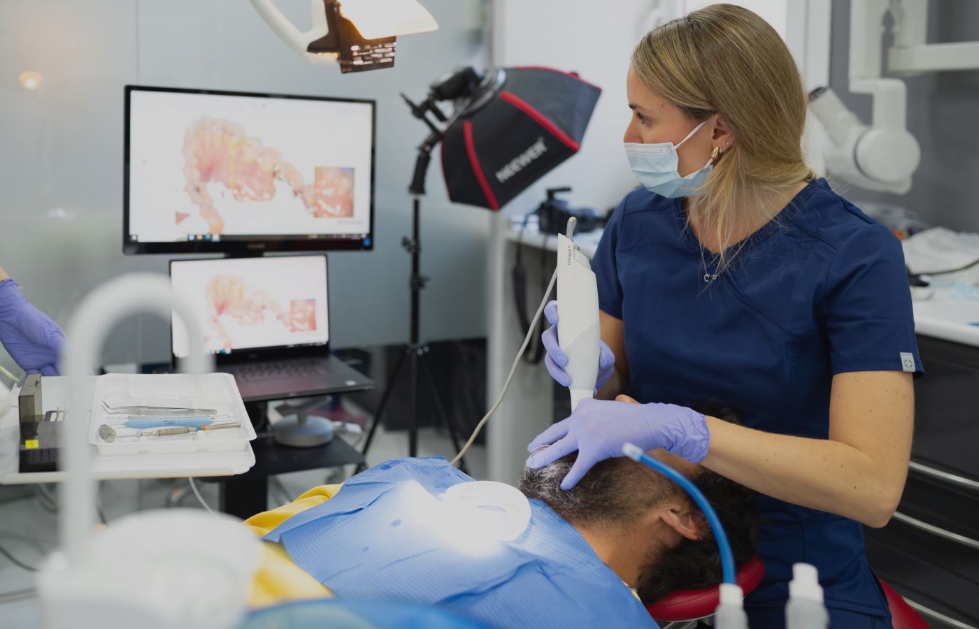 Clínica dental Delgado y Delgado Madrid Tecnología avanzada 3D